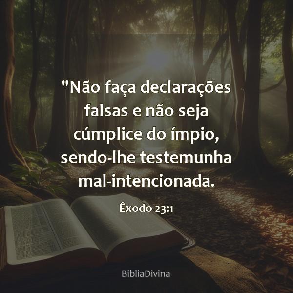 Êxodo 23:1