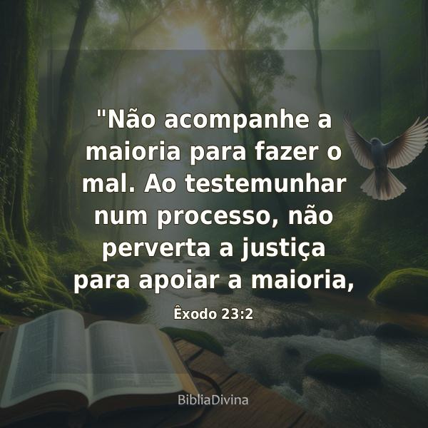 Êxodo 23:2