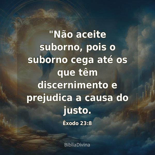 Êxodo 23:8