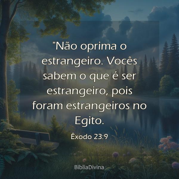 Êxodo 23:9