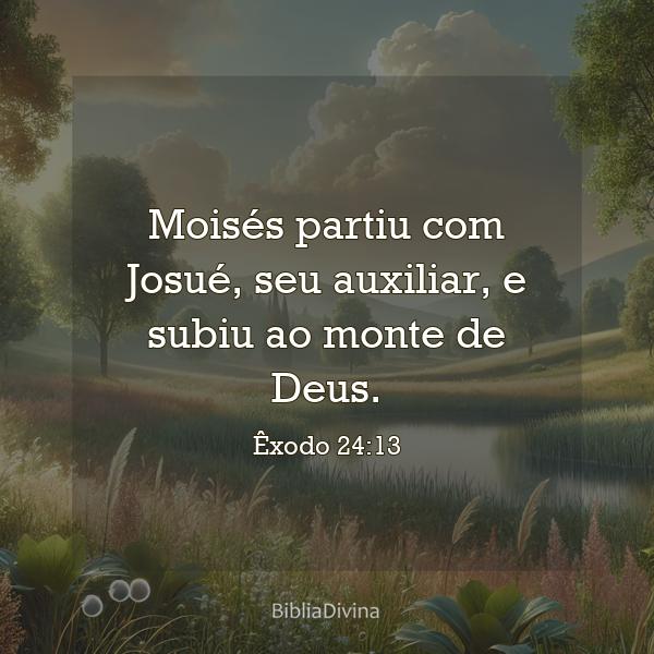 Êxodo 24:13