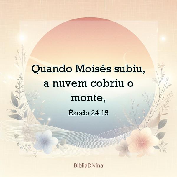 Êxodo 24:15