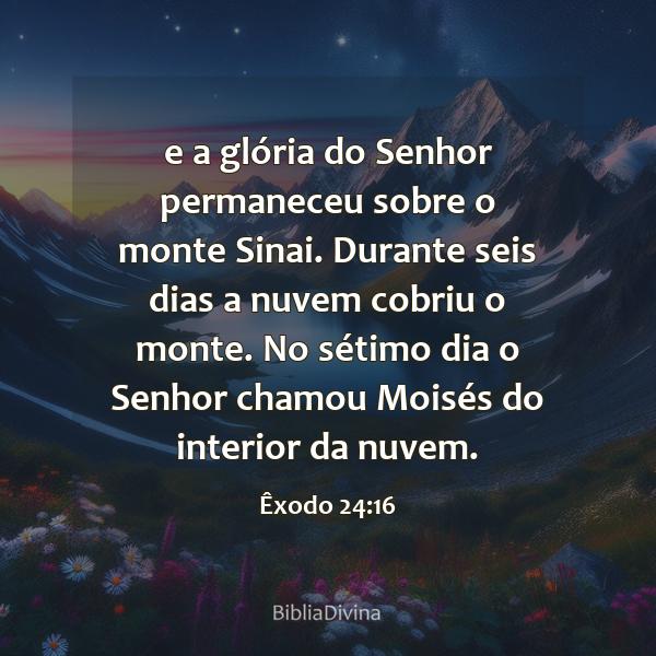 Êxodo 24:16