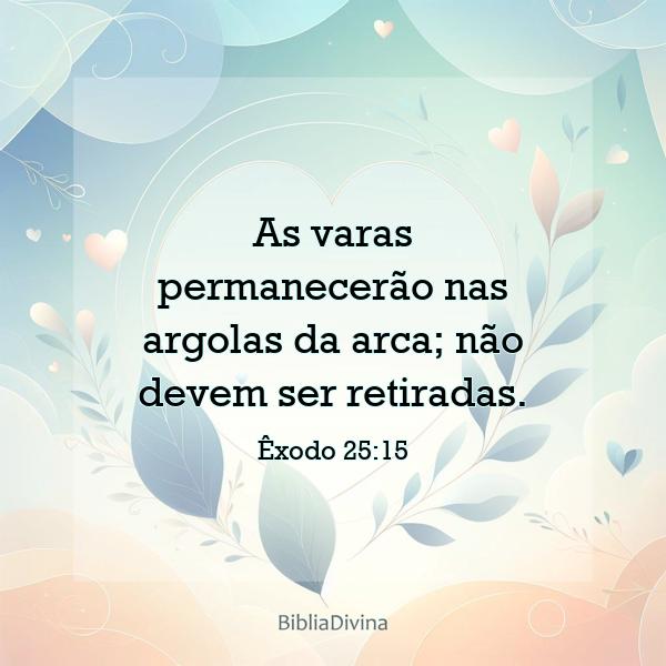 Êxodo 25:15