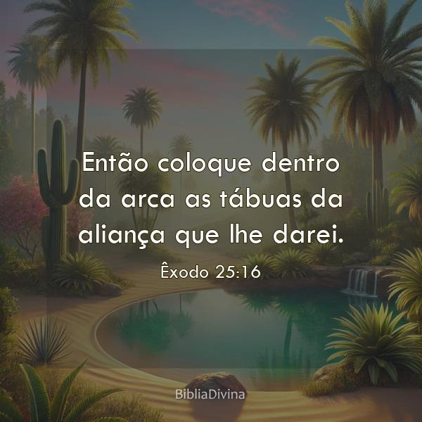 Êxodo 25:16