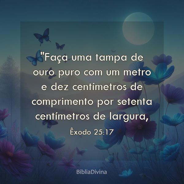 Êxodo 25:17