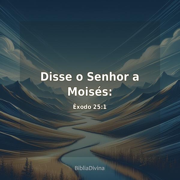 Êxodo 25:1