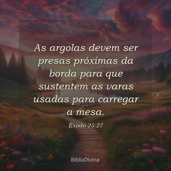 Êxodo 25:27