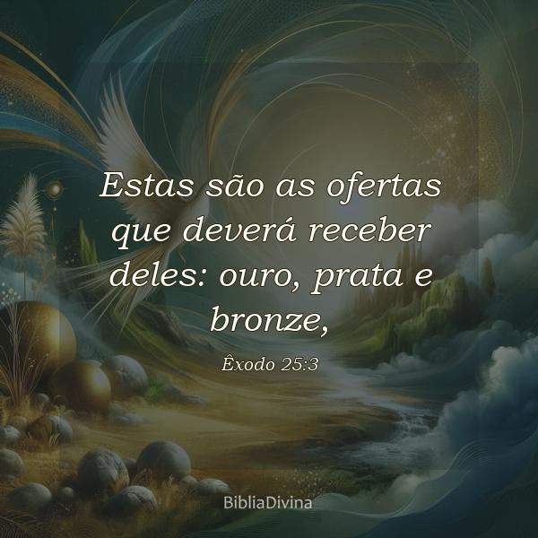 Êxodo 25:3