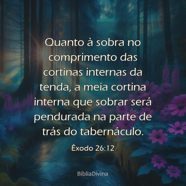 Êxodo 26:12