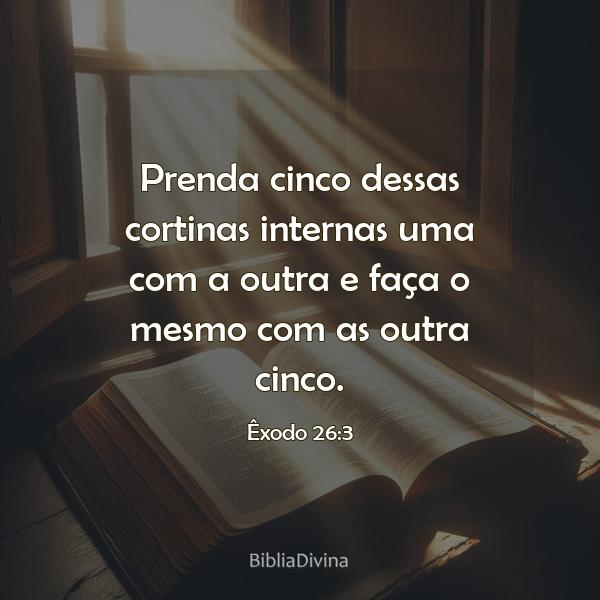 Êxodo 26:3