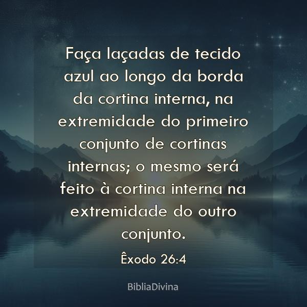 Êxodo 26:4