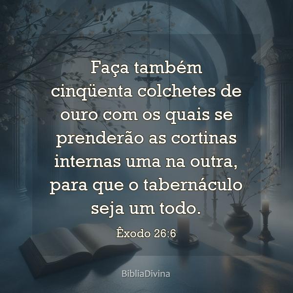 Êxodo 26:6