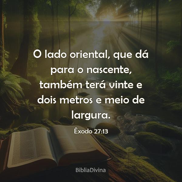 Êxodo 27:13