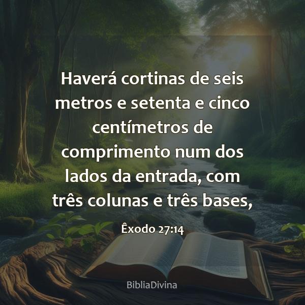 Êxodo 27:14