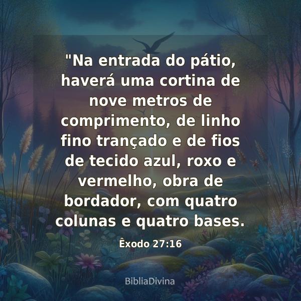 Êxodo 27:16