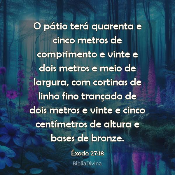 Êxodo 27:18