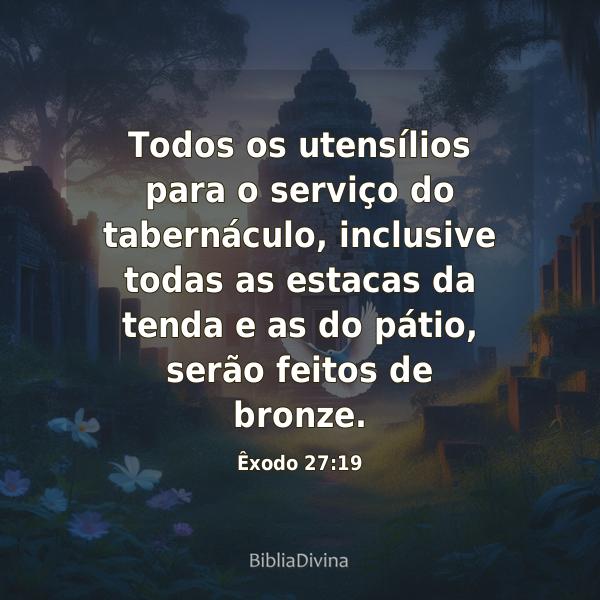 Êxodo 27:19