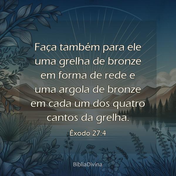 Êxodo 27:4