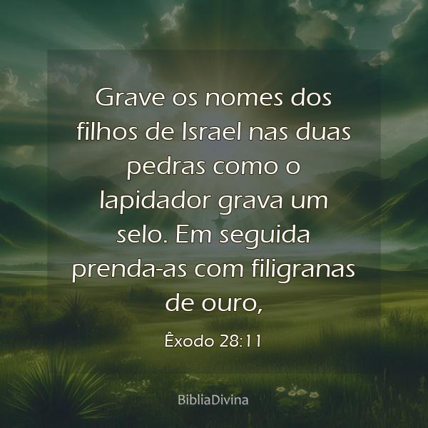 Êxodo 28:11