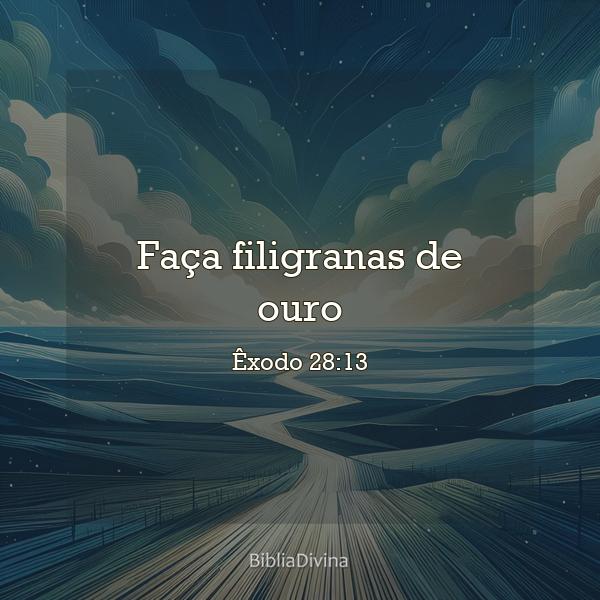 Êxodo 28:13