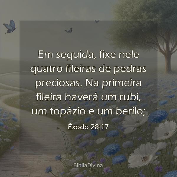 Êxodo 28:17