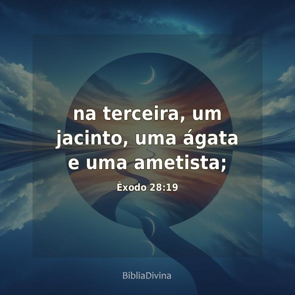 Êxodo 28:19