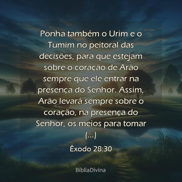 Êxodo 28:30