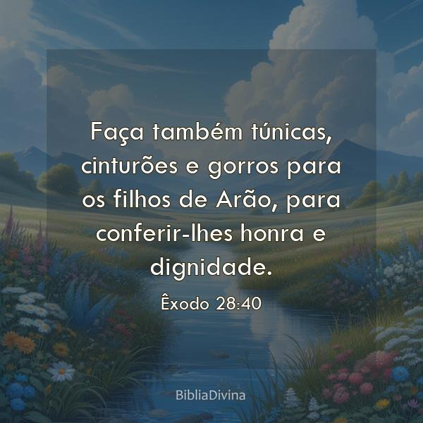 Êxodo 28:40