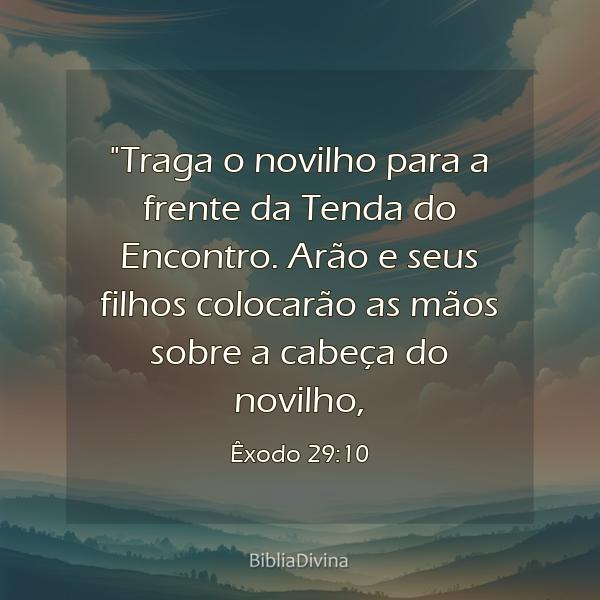 Êxodo 29:10