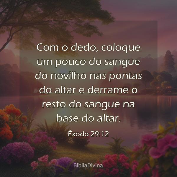 Êxodo 29:12