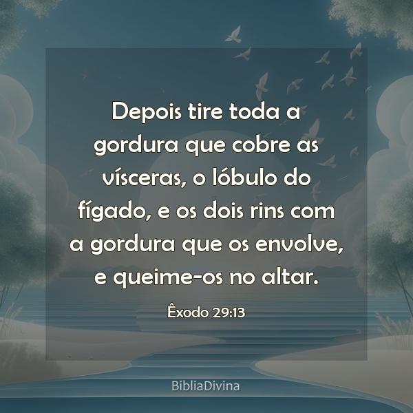 Êxodo 29:13