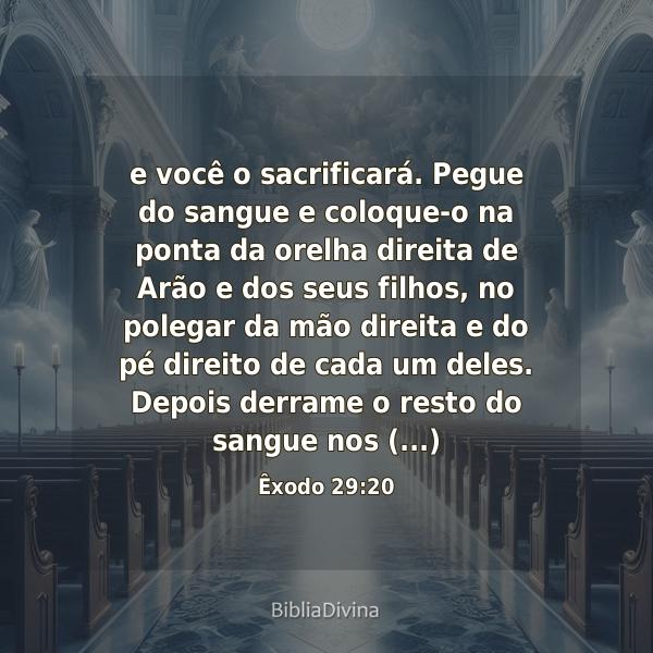 Êxodo 29:20