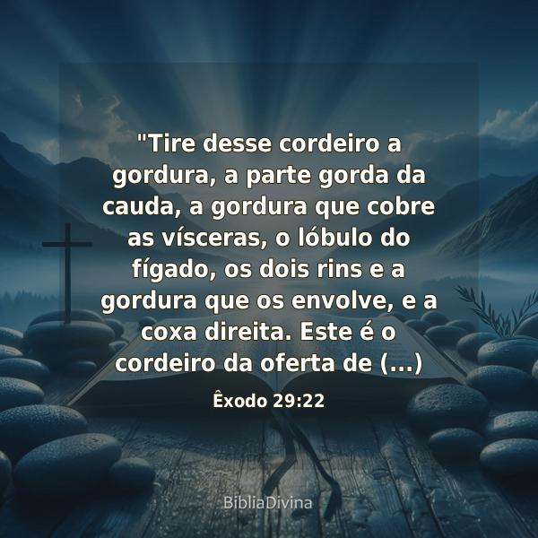 Êxodo 29:22