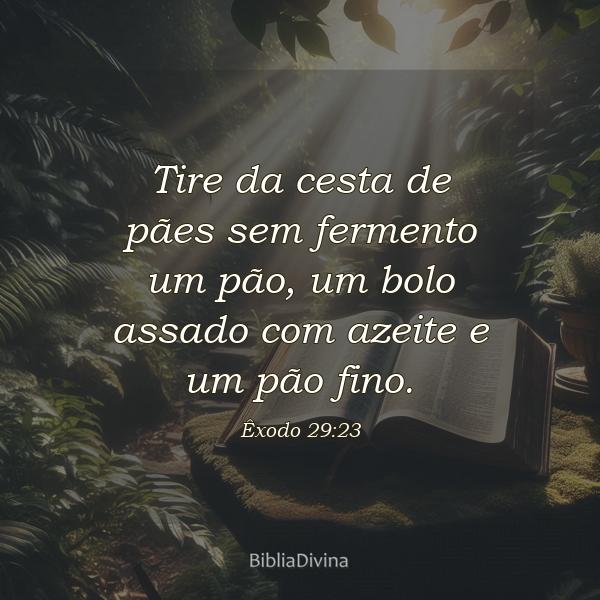 Êxodo 29:23