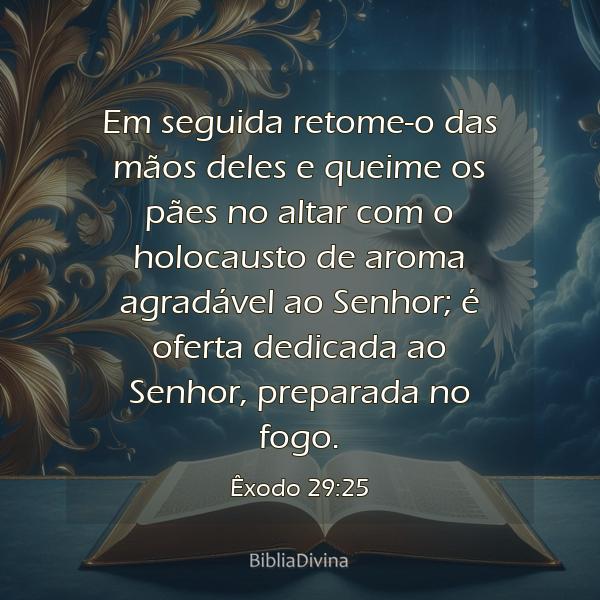 Êxodo 29:25