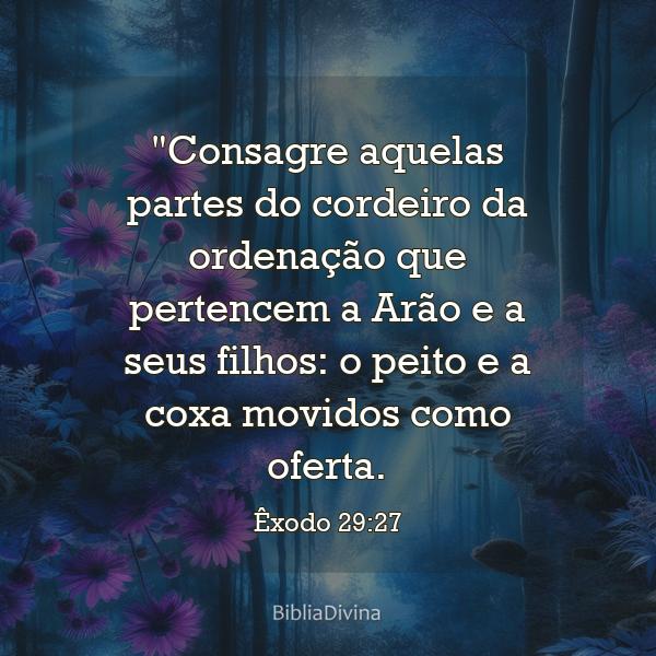 Êxodo 29:27