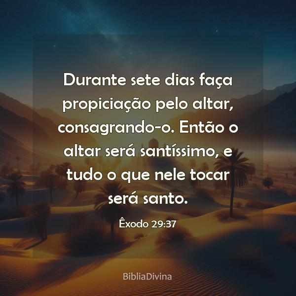 Êxodo 29:37