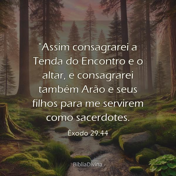 Êxodo 29:44