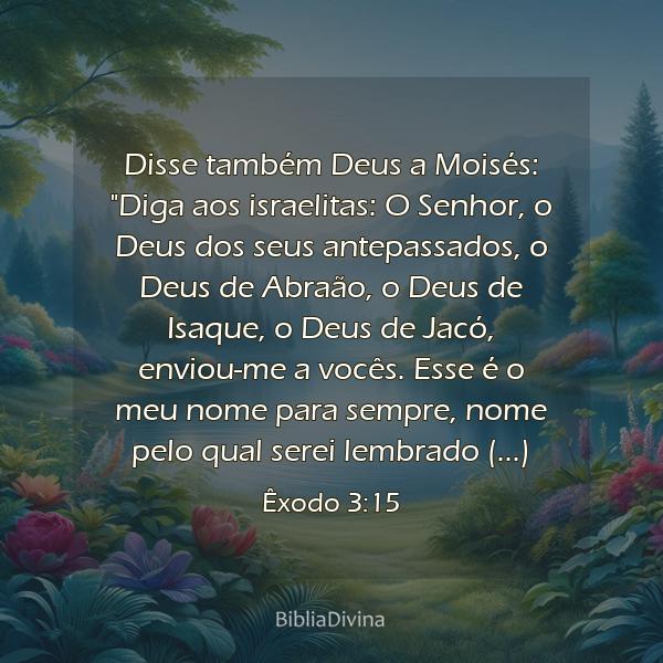 Êxodo 3:15