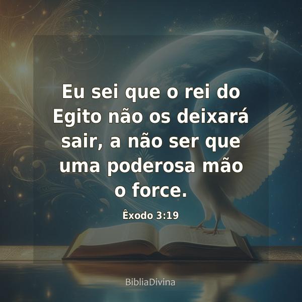 Êxodo 3:19