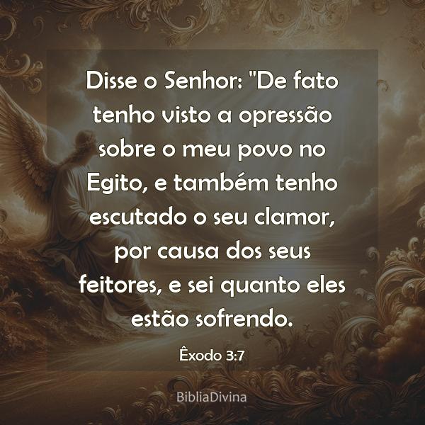 Êxodo 3:7