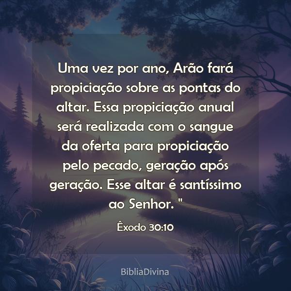 Êxodo 30:10