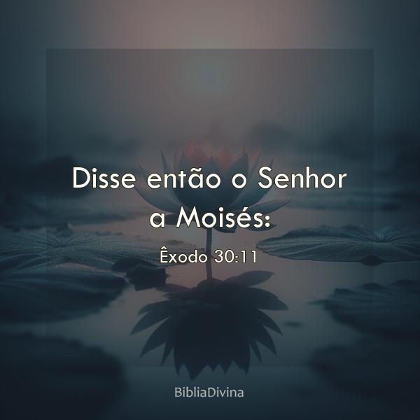 Êxodo 30:11