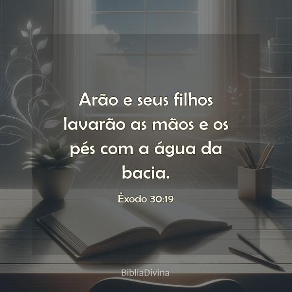 Êxodo 30:19