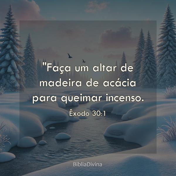 Êxodo 30:1