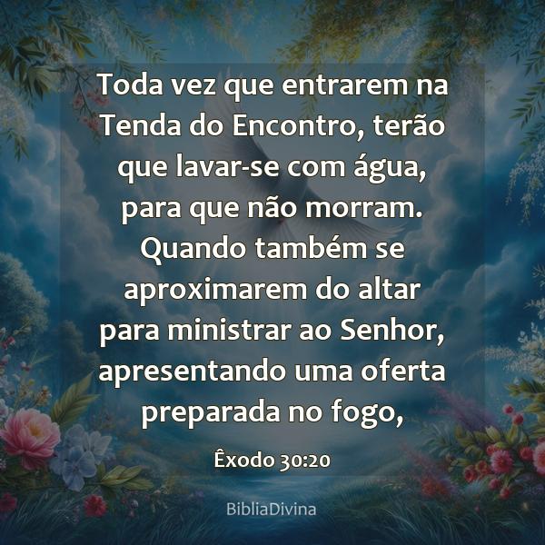 Êxodo 30:20