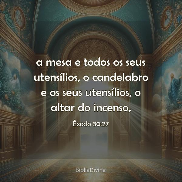 Êxodo 30:27