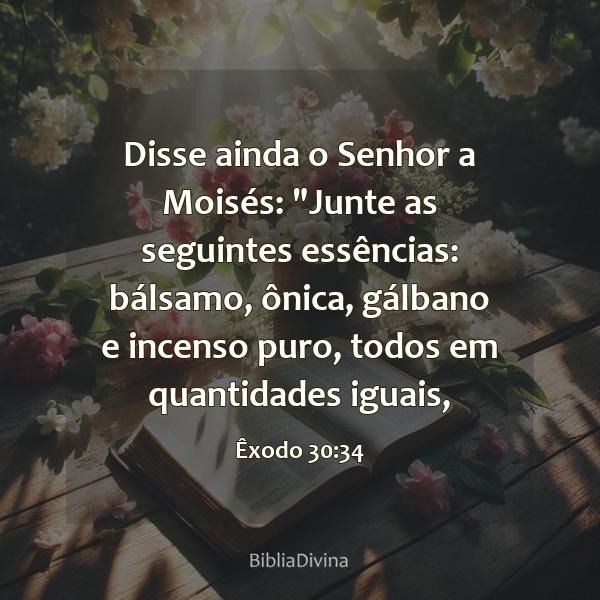 Êxodo 30:34