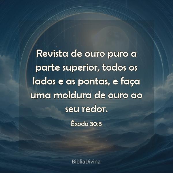 Êxodo 30:3